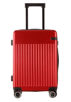 Electronics Pattern Red  24 Inch Hardside Spinner Luggage Anti Scratch